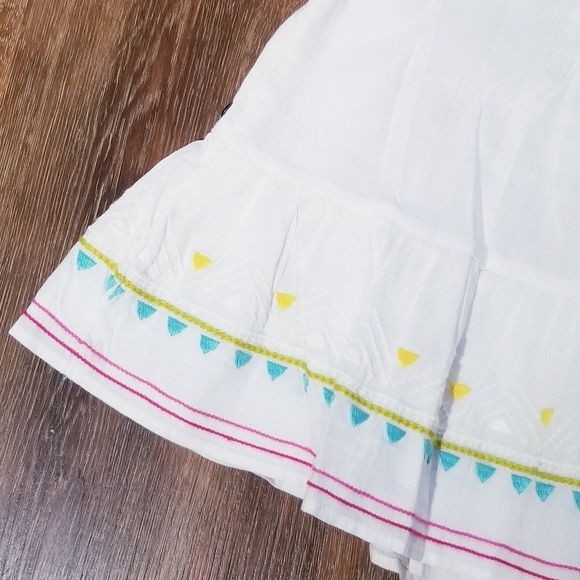 CATIMINI Embroidered Detailed Tunic Top with Ruffle size 10 - Picture 8 of 11